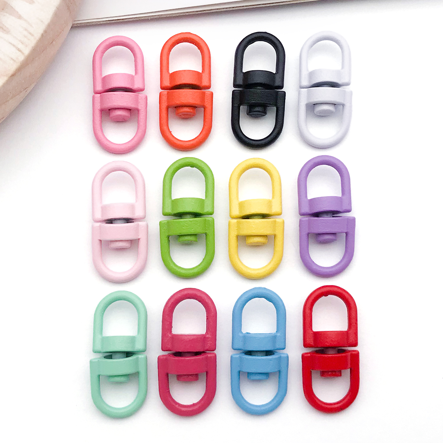 Jewelry Making Basics - 20pcs Metal Rotate Buckle Key Rings