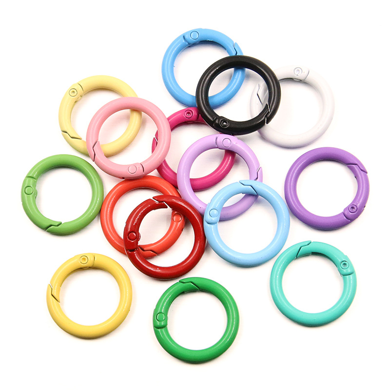 Jewelry Making Basics - 5-20pcs Colorful Spring O Rings Round