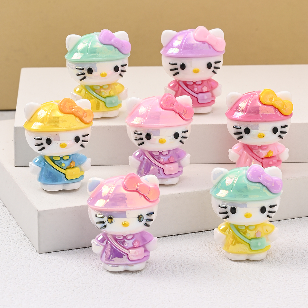 Jewelry Making For Dummies - 5Pcs Coloful Hat KT Cat Resin