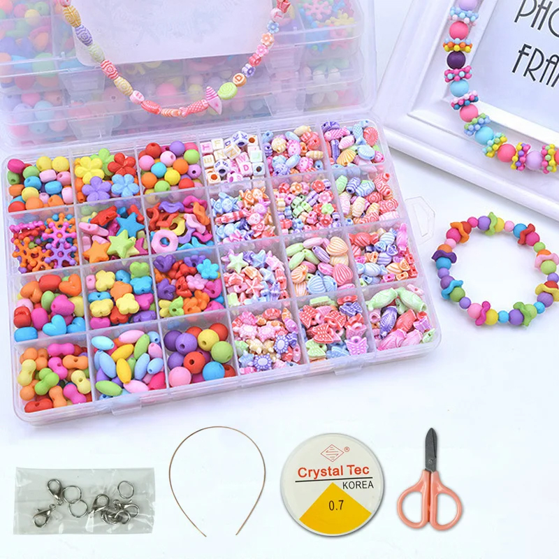 Jewelry Making For 5 Year Old - DIY Handmade Beaded Children's Toys Creative
