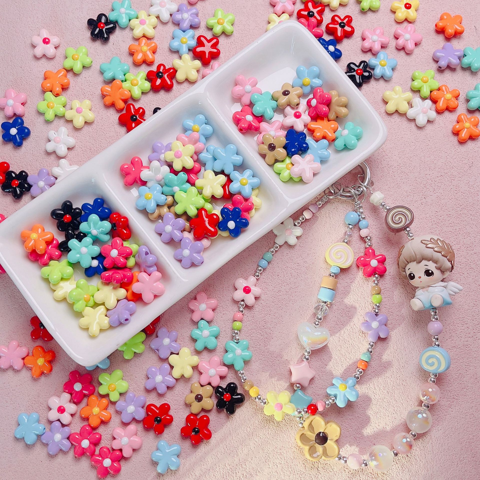 Jewelry Making For 5 Year Old - 20pcs/lot Colorful Acrylic Beads for Jewelry