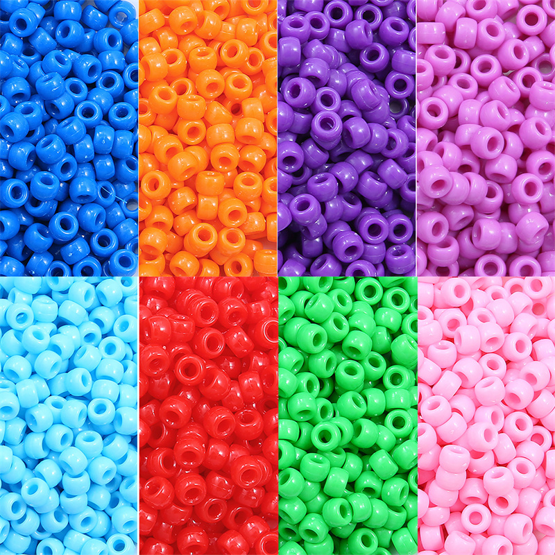 Jewelry Making For 5 Year Old - 100pcs 6x9mm Large Hole Plastic Acrylic
