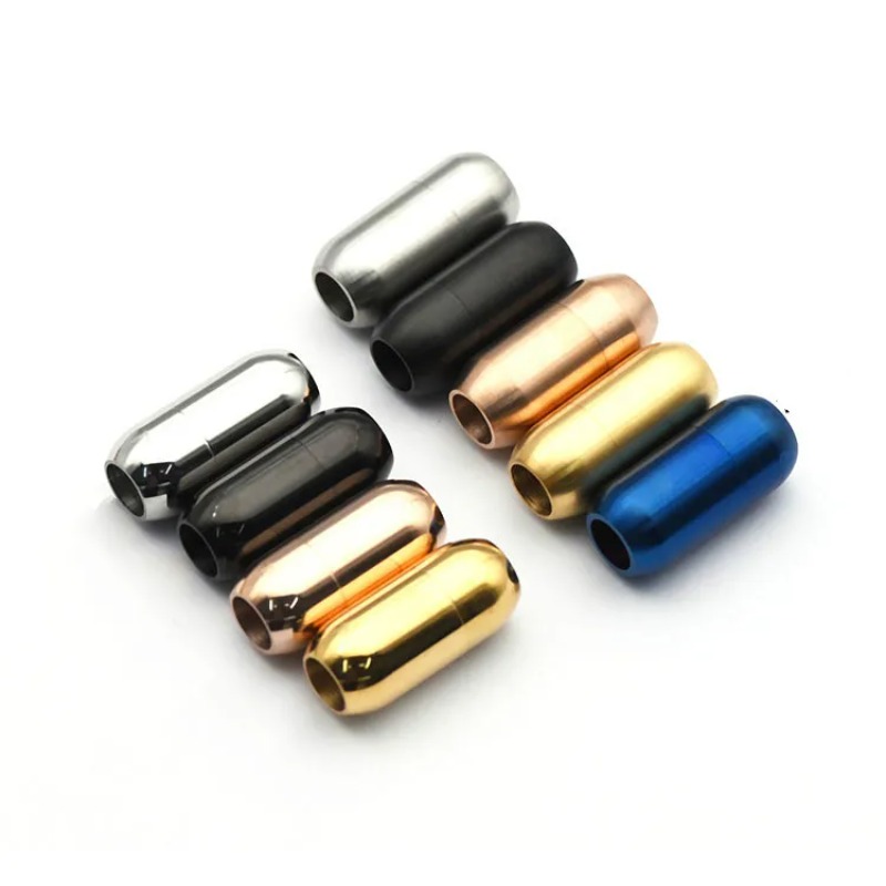 Jewelry Making Metals - 5Pcs/Lot Stainless Steel Magnetic Clasps End