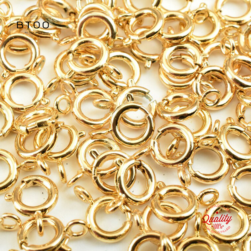 Jewelry Making Basics - 14K Gold Filled Spring Ring Clasps