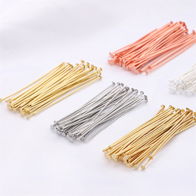 50pcs/pack 925 Sterling Silver - огляд і ціна Jewelry Making Head Pins