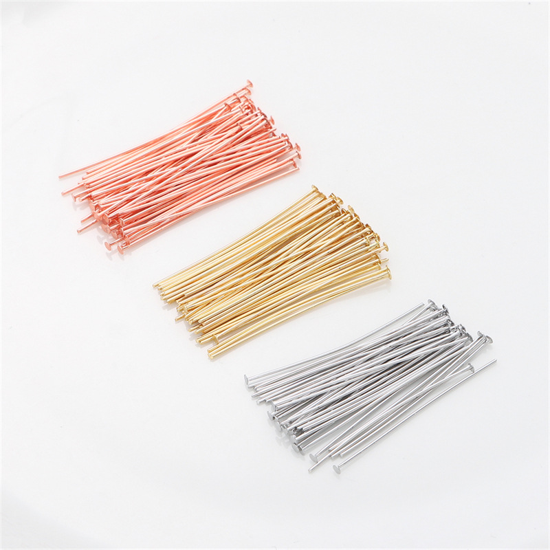 50pcs/pack 925 Sterling Silver - огляд і ціна Jewelry Making Head Pins