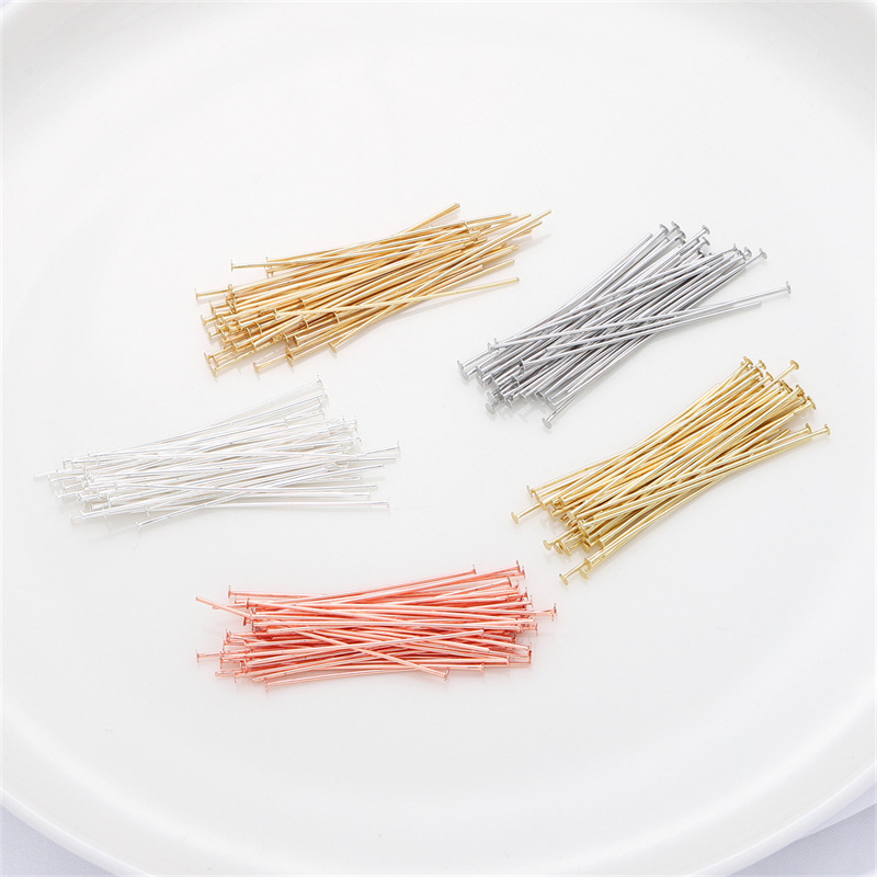 50pcs/pack 925 Sterling Silver - огляд і ціна Jewelry Making Head Pins