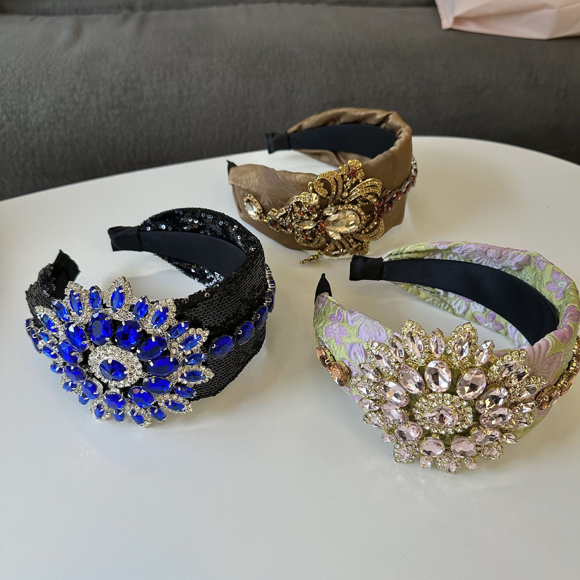 Bridal Blue Crystal Tiara Crow - огляд і ціна Jewelry Making Adults