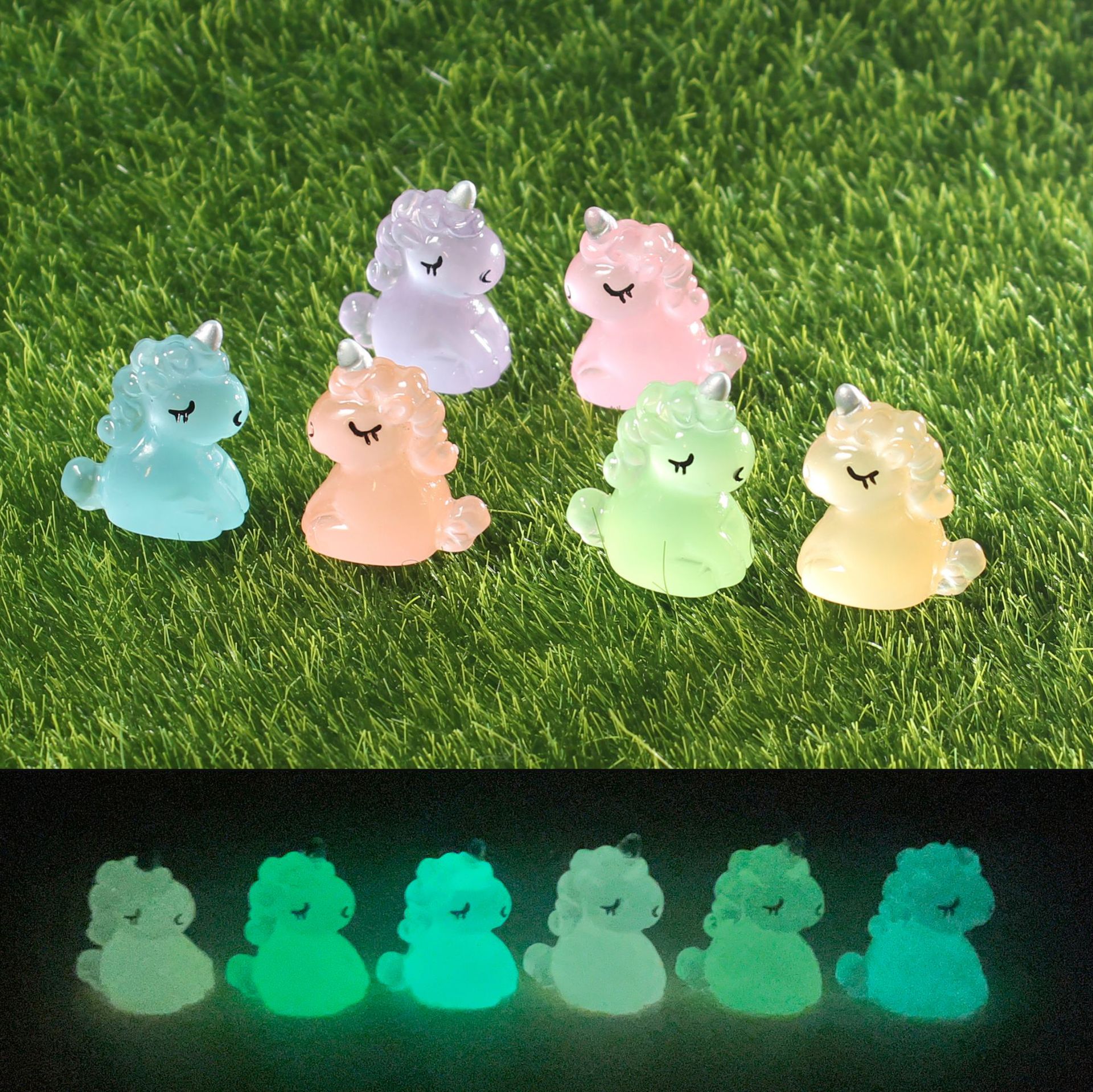 10Pcs Kawaii Cute Luminous 3D  - огляд і ціна Jewelry Making For 5 Year Old