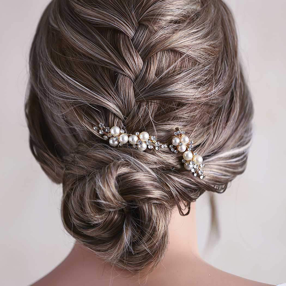 2Pcs Simple Wedding Hair Combs - огляд і ціна Jewelry Making Adults