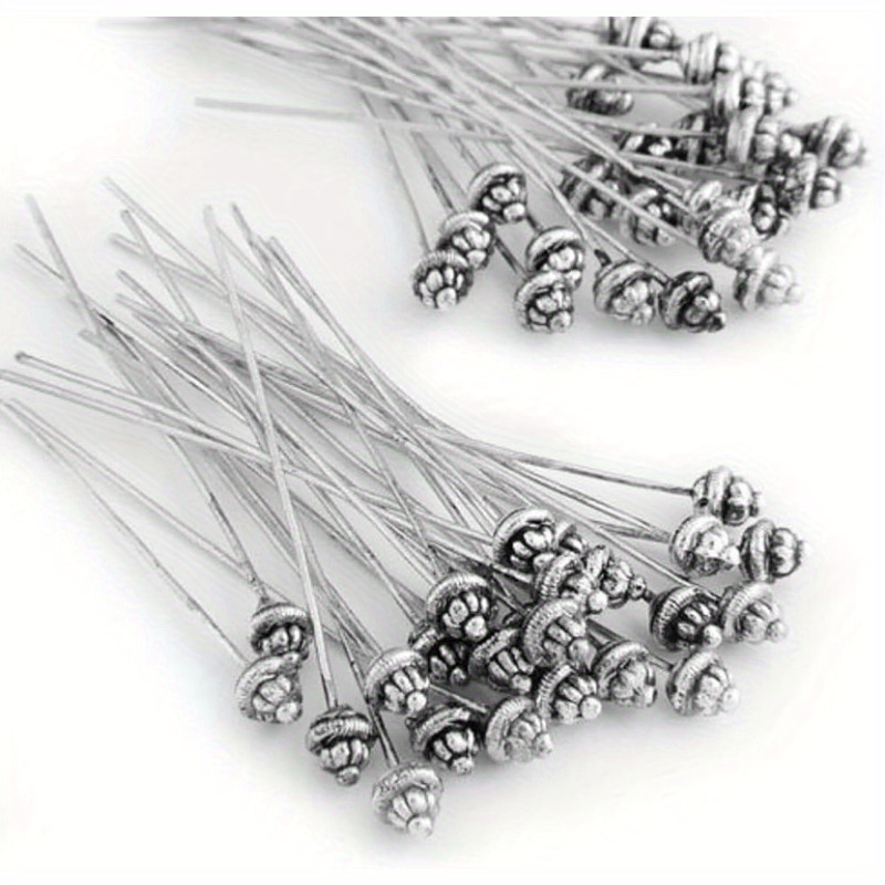 10PCS 55mm/2.17 Inch Head Pins - огляд і ціна Jewelry Making Head Pins