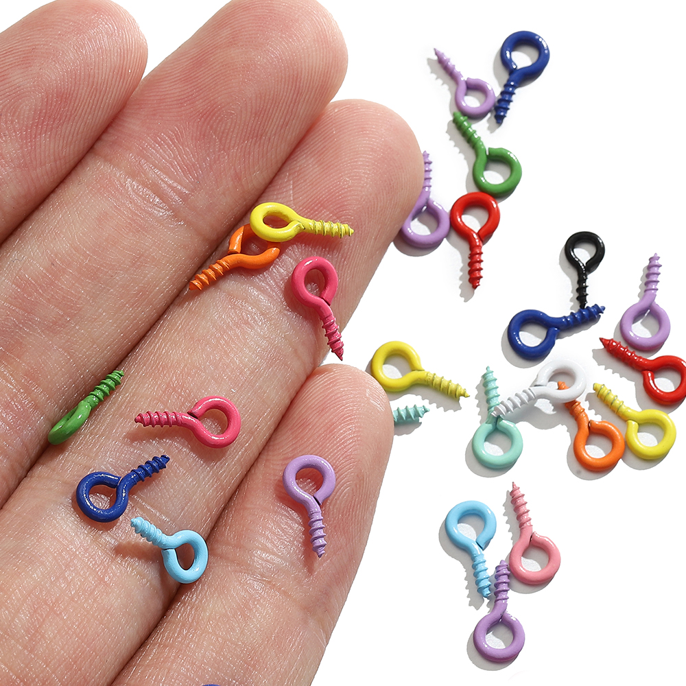 100pcs Color Small Spiral Shee - огляд і ціна Jewelry Making Metal Supplies