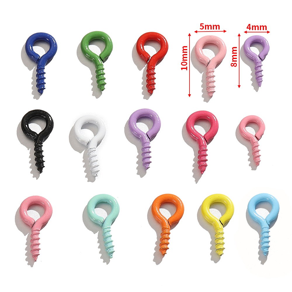 100pcs Color Small Spiral Shee - огляд і ціна Jewelry Making Metal Supplies