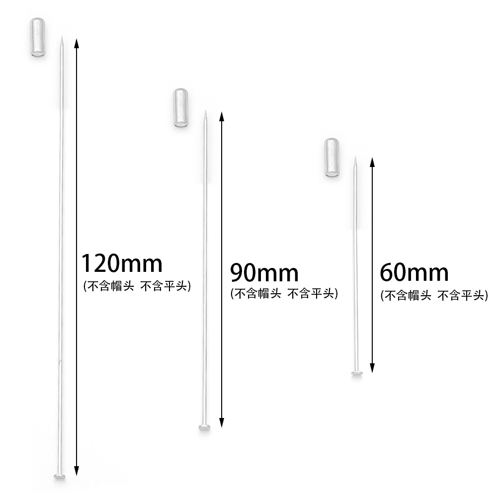 10pcs 60/90/120mm Copper Brooc - огляд і ціна Jewelry Making Head Pins