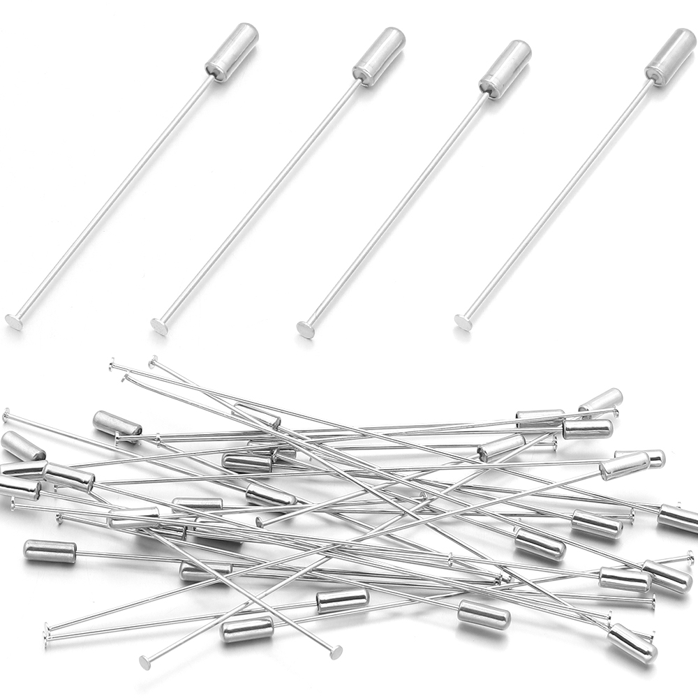 10pcs 60/90/120mm Copper Brooc - огляд і ціна Jewelry Making Head Pins
