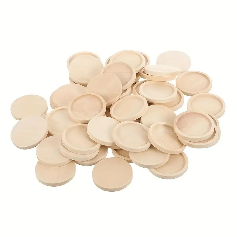 10/20pcs 30mm Wooden Cabochon  - огляд і ціна Jewelry Making Light
