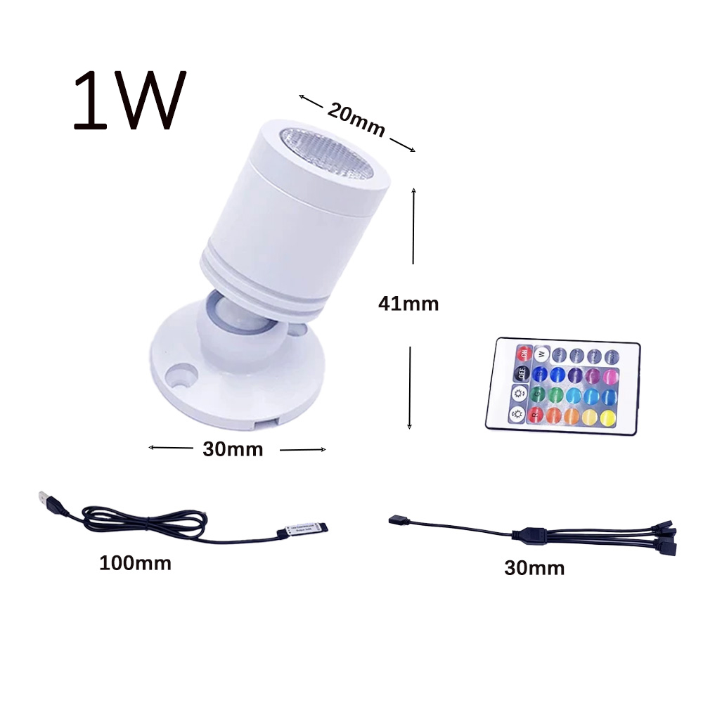 USB 5V RGB Mini LED Spotlight  - огляд і ціна Jewelry Making Light