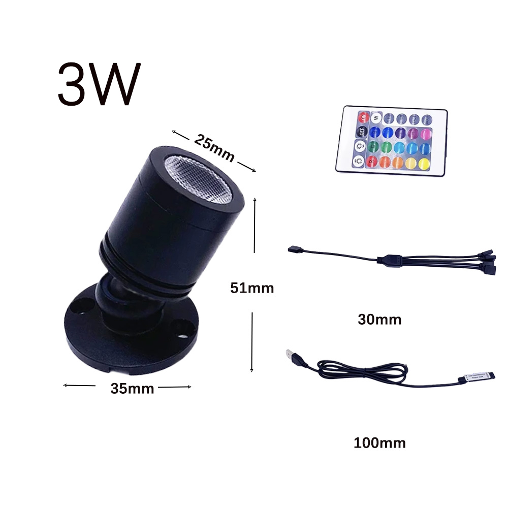 USB 5V RGB Mini LED Spotlight  - огляд і ціна Jewelry Making Light
