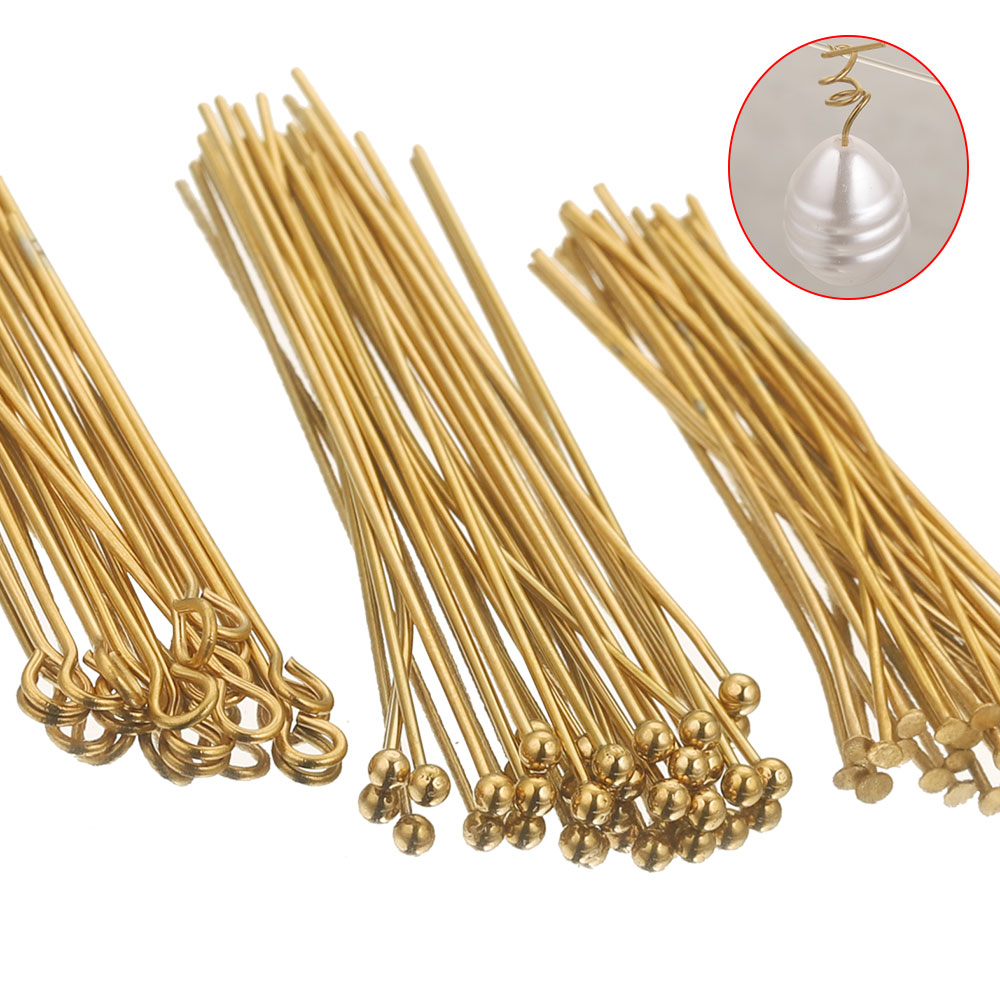 20pcs 20-70MM PVD Stainless St - огляд і ціна Jewelry Making Head Pins