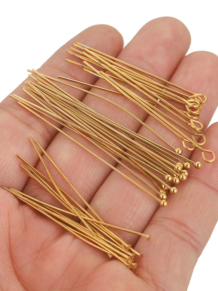 20pcs 20-70MM PVD Stainless St - огляд і ціна Jewelry Making Head Pins
