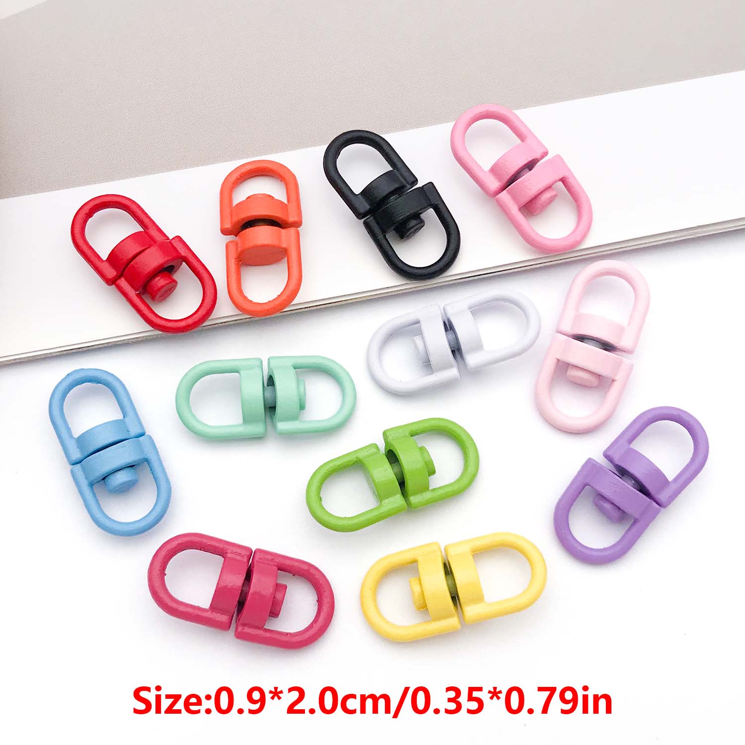 20pcs Metal Rotate Buckle Key  - огляд і ціна Jewelry Making Basics