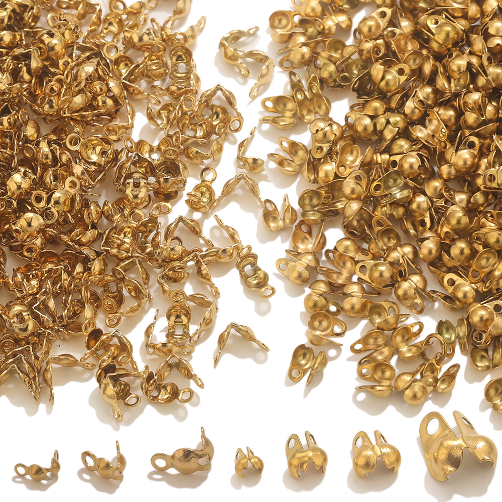50pcs PVD Gold Plated Stainles - огляд і ціна Jewelry Making Metals