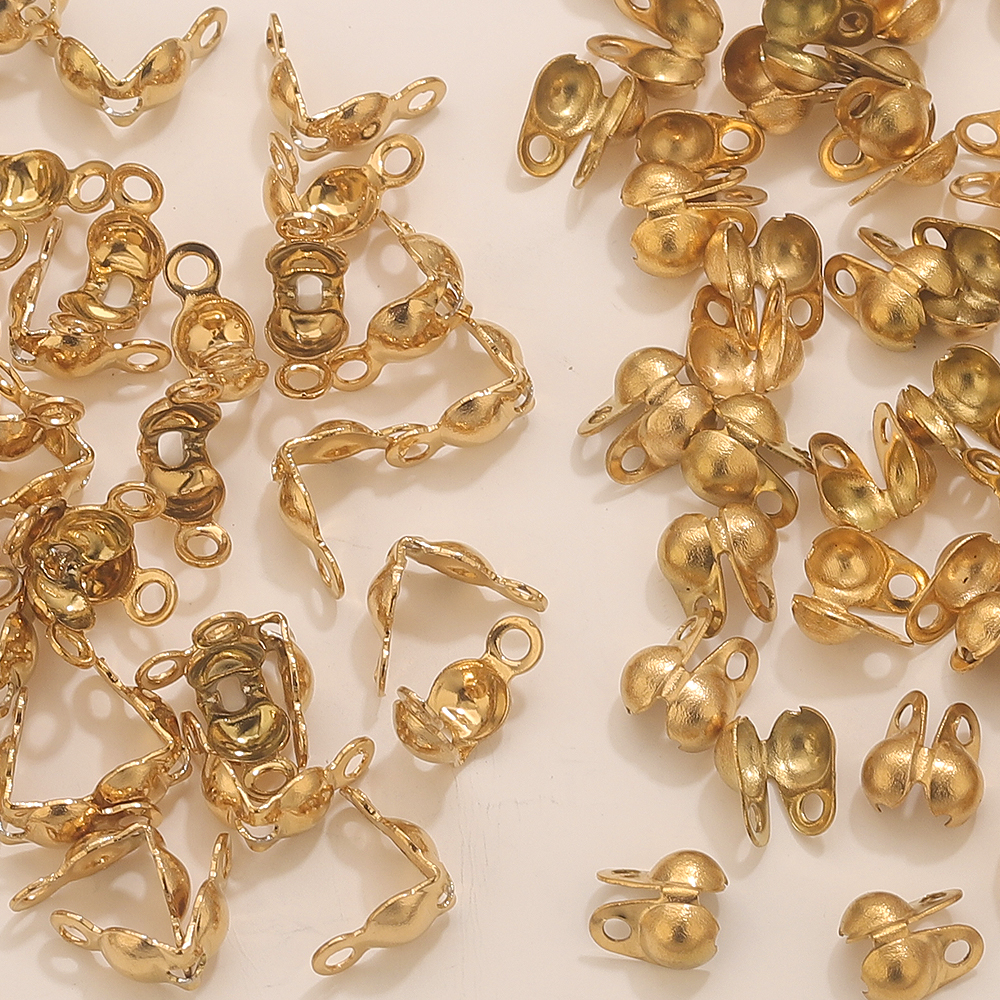 50pcs PVD Gold Plated Stainles - огляд і ціна Jewelry Making Metals