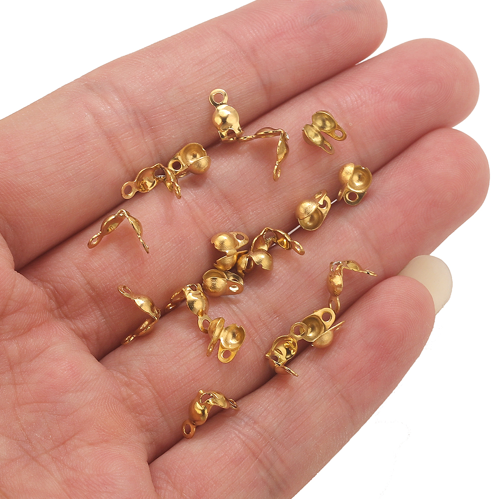 50pcs PVD Gold Plated Stainles - огляд і ціна Jewelry Making Metals