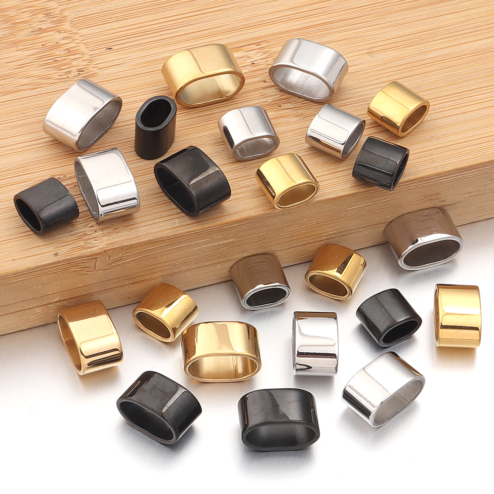 6pcs Flat Stainless Steel Tube - огляд і ціна Jewelry Making Basics