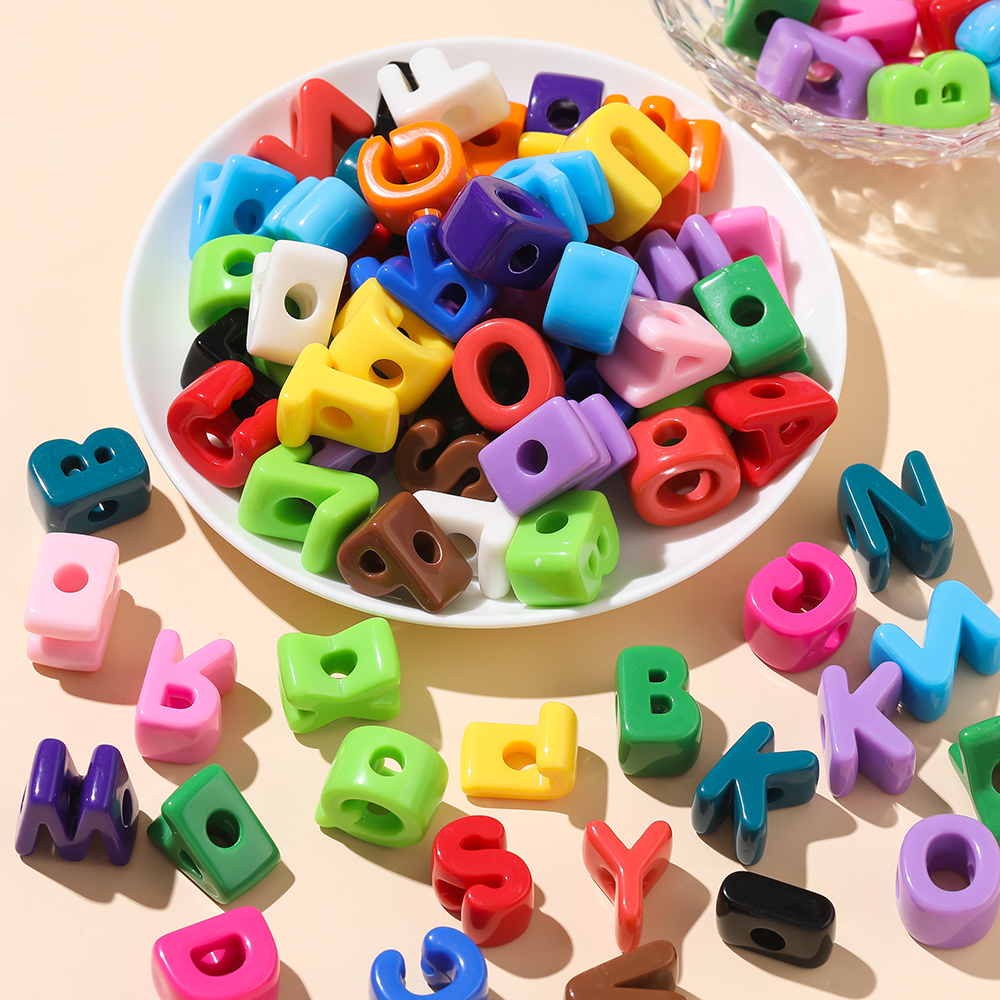 10pcs/lot Mixed Color Big Hole - огляд і ціна Jewelry Making For 5 Year Old