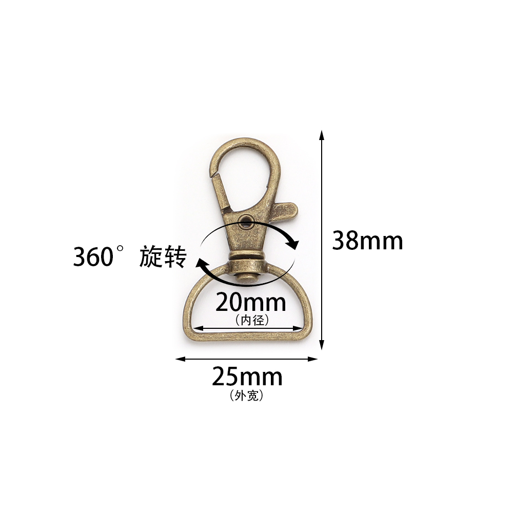 10pcs/lot Metal Swivel Clasps  - огляд і ціна Jewelry Making Basics