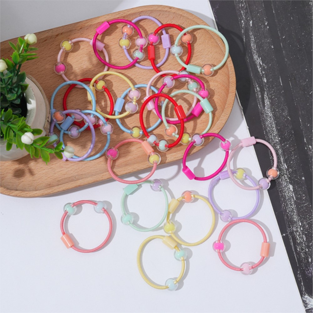 50pcs Cute Elastic Hair Ties P - огляд і ціна Jewelry Making For 5 Year Old
