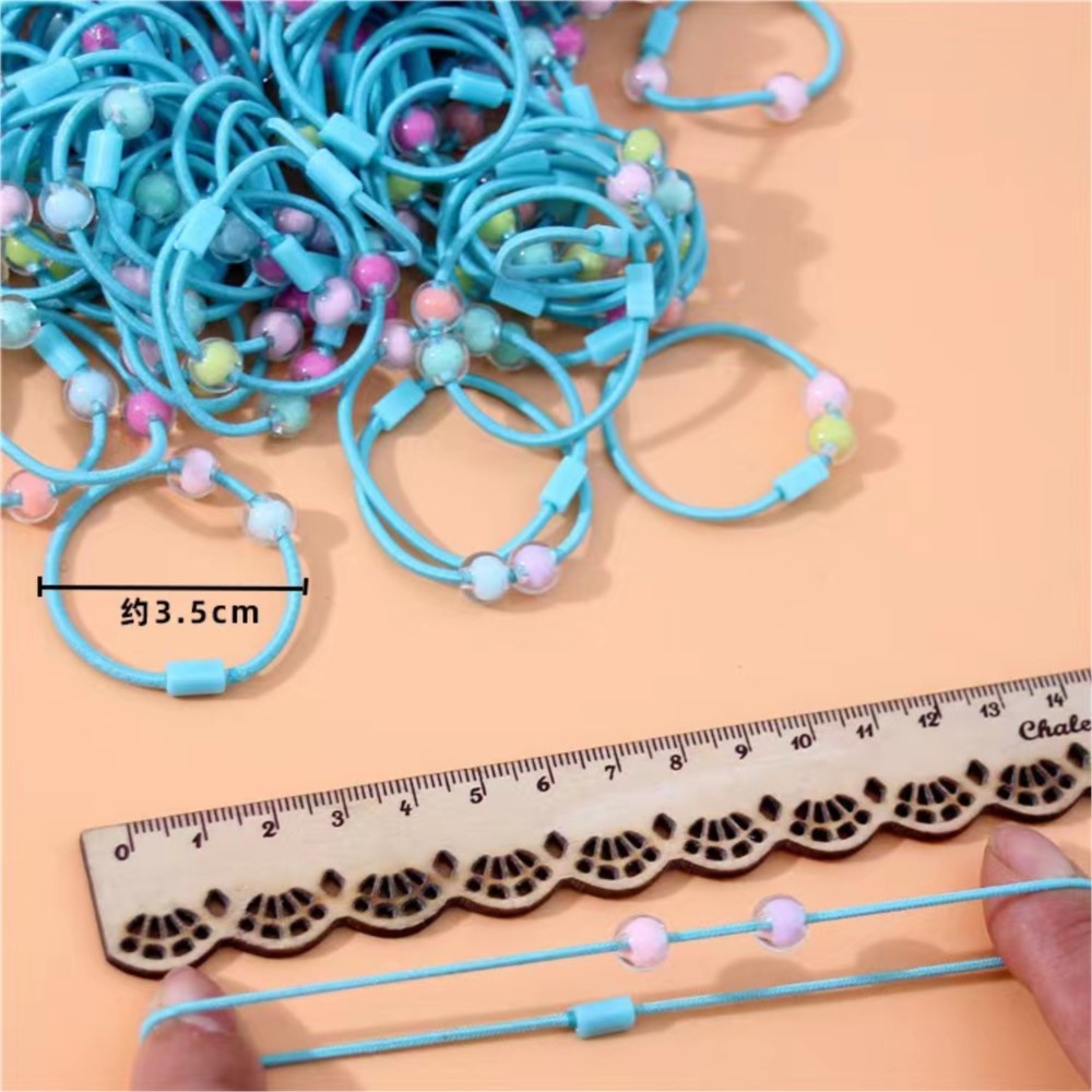 50pcs Cute Elastic Hair Ties P - огляд і ціна Jewelry Making For 5 Year Old
