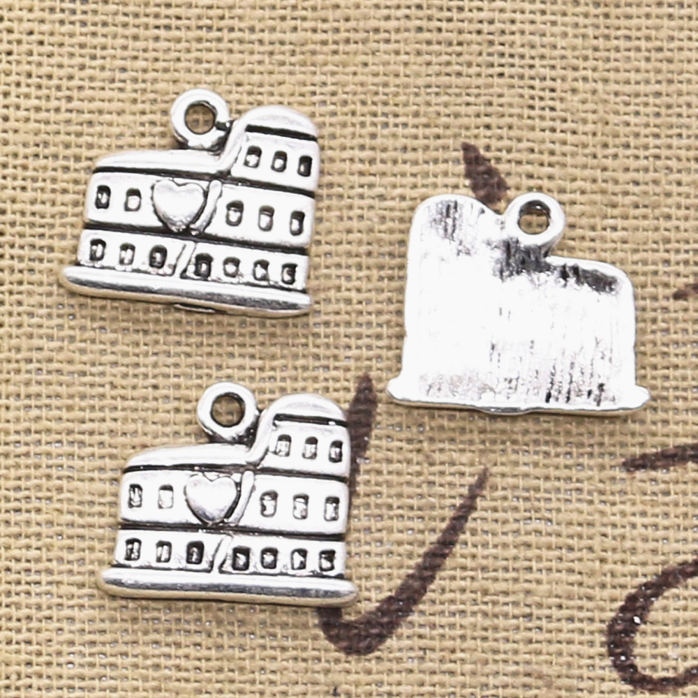 20pcs Charms Roman Colosseum R - огляд і ціна Jewelry Making Rome