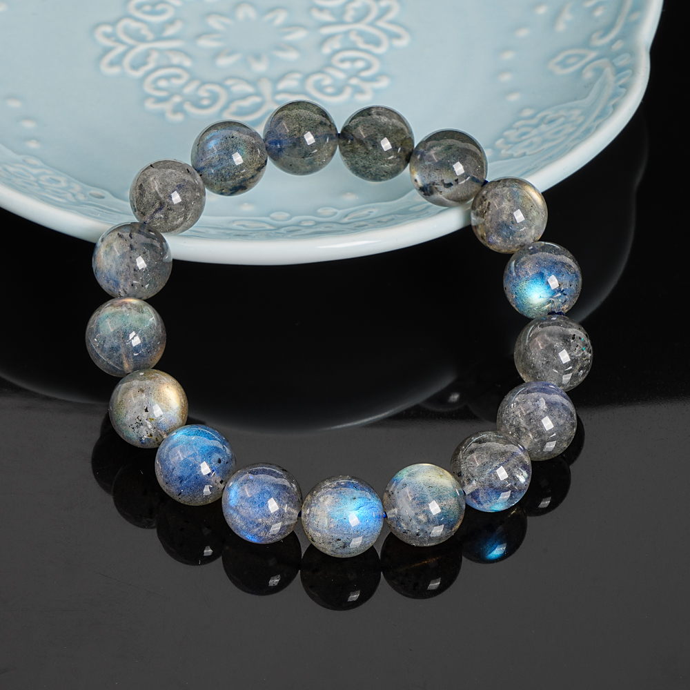 12mm Natural Labradorite Beads - огляд і ціна Jewelry Making Light