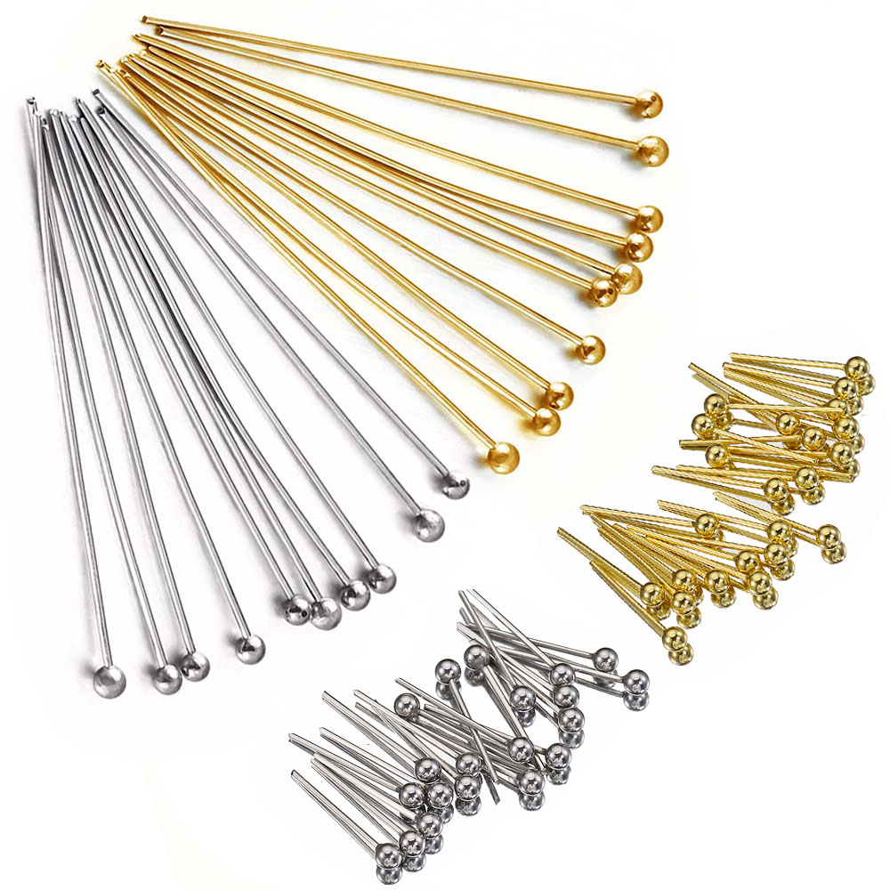 50Pcs/lot 12 14 16 20 25 30 35 - огляд і ціна Jewelry Making Head Pins