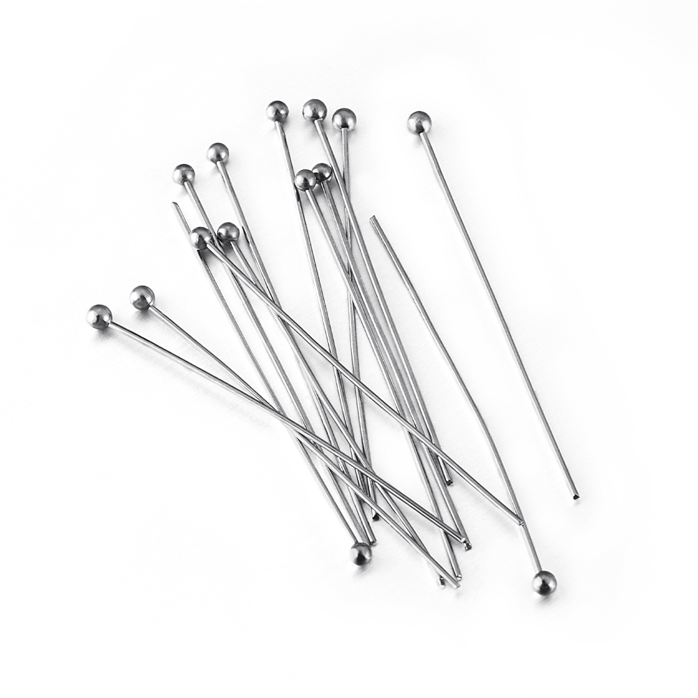 50Pcs/lot 12 14 16 20 25 30 35 - огляд і ціна Jewelry Making Head Pins