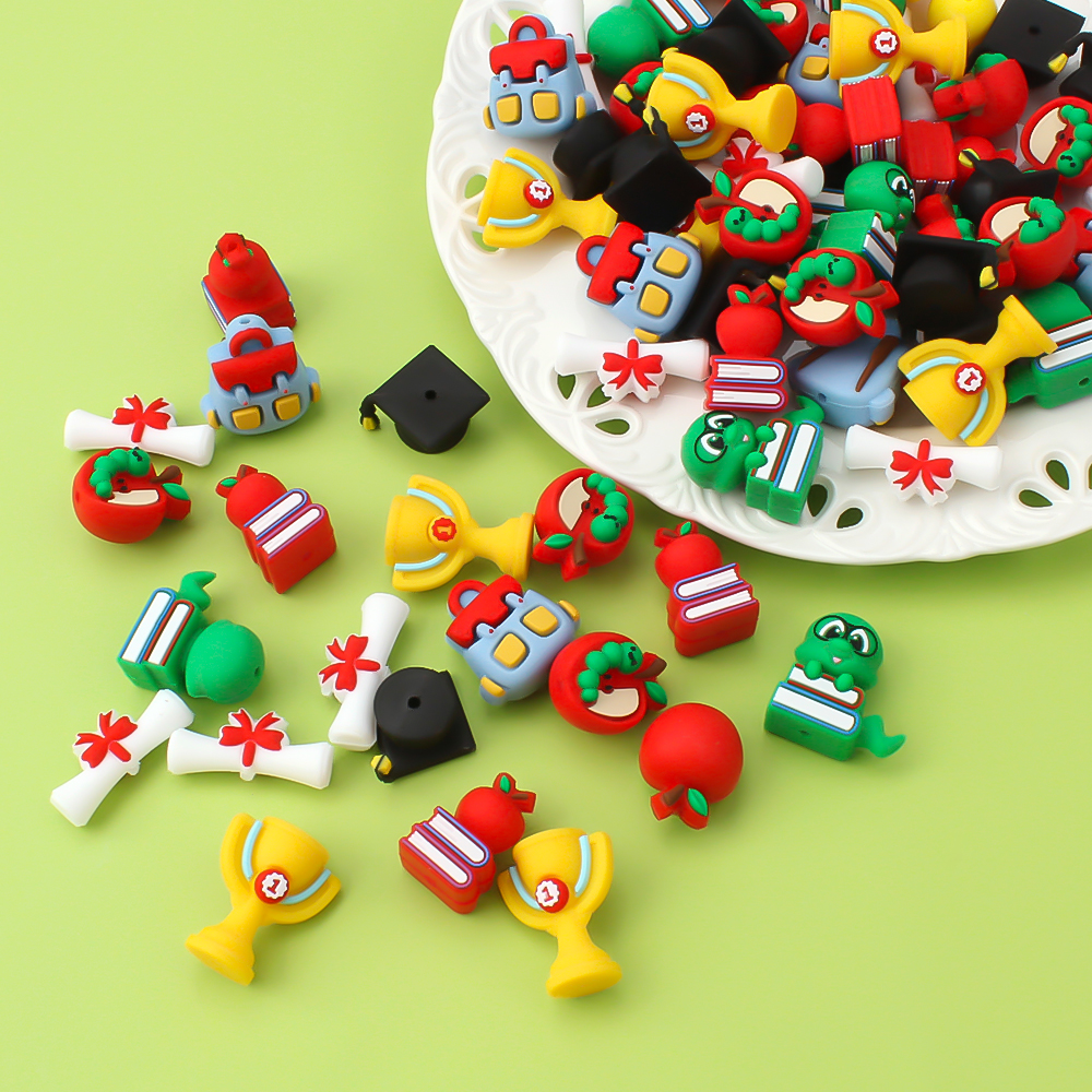 5/10Pcs New Silicone Beads Sch - огляд і ціна Jewelry Making Guide Book