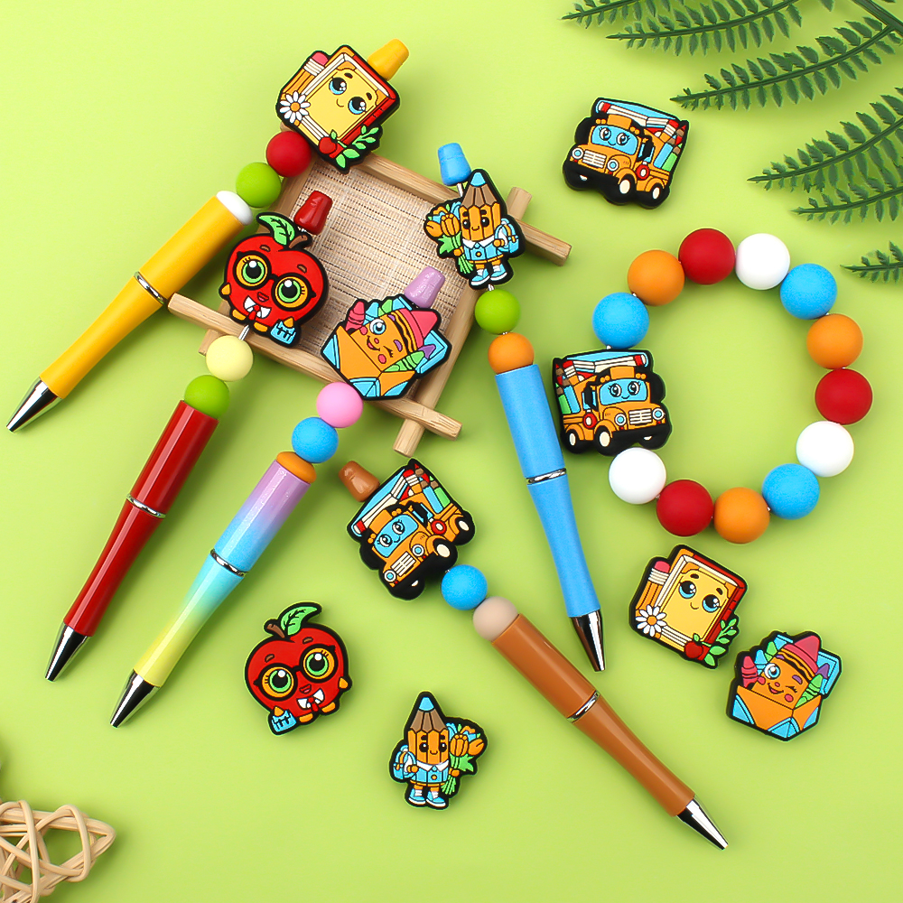 5/10Pcs New Silicone Beads Sch - огляд і ціна Jewelry Making Guide Book