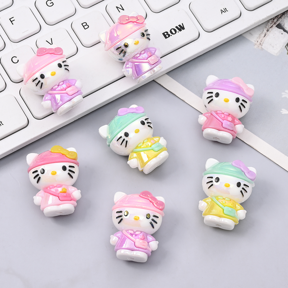 5Pcs Coloful Hat KT Cat Resin  - огляд і ціна Jewelry Making For Dummies