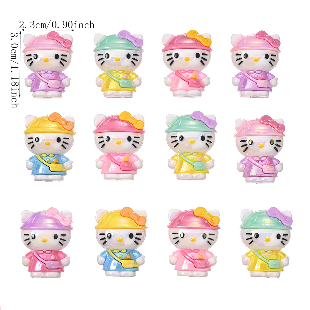 5Pcs Coloful Hat KT Cat Resin  - огляд і ціна Jewelry Making For Dummies