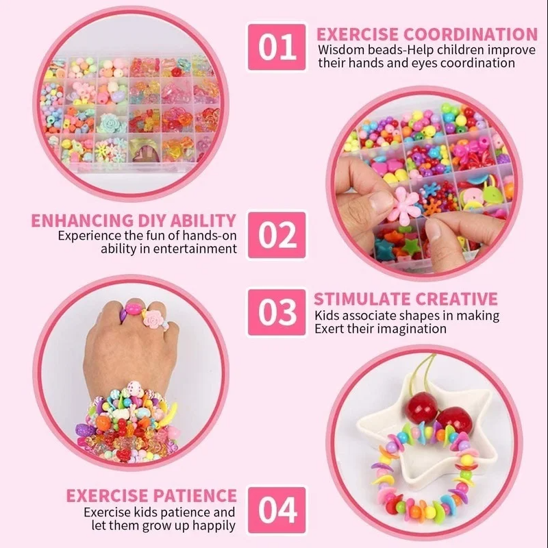 DIY Handmade Beaded Children's - огляд і ціна Jewelry Making For 5 Year Old