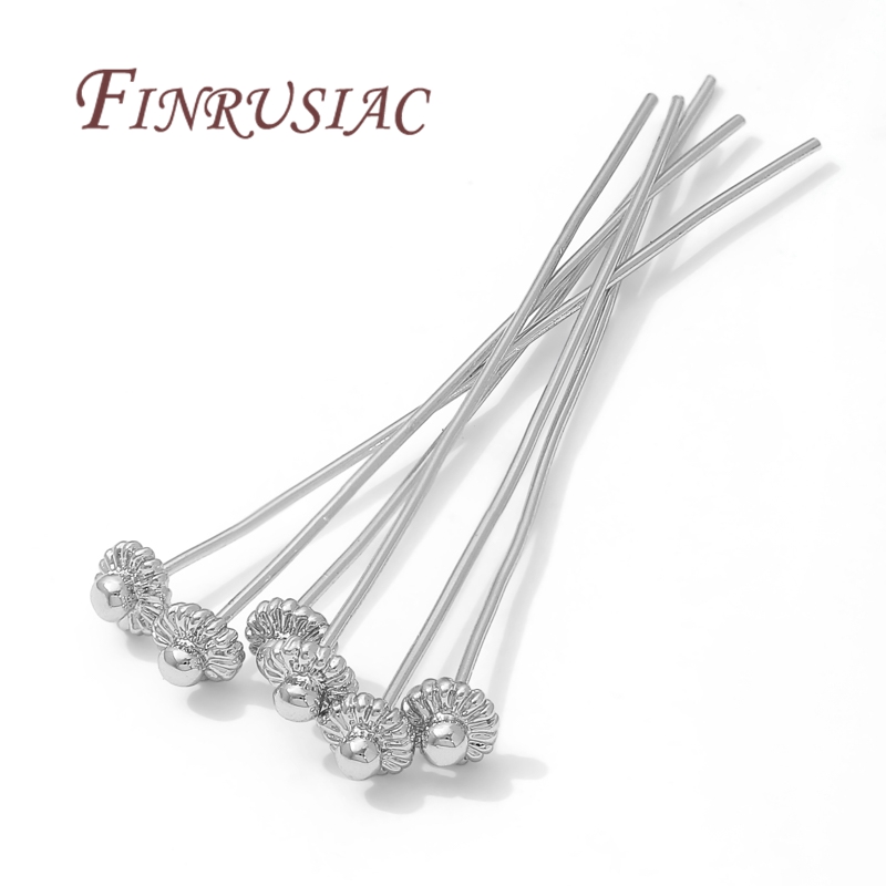 10/20Pcs/Lot 18K Gold-plated P - огляд і ціна Jewelry Making Head Pins