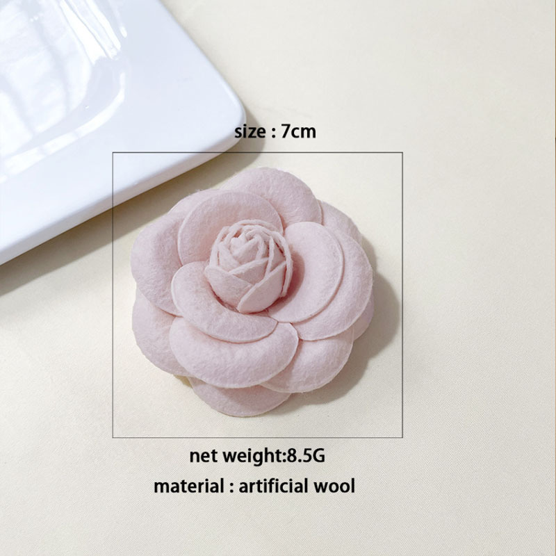 Fabric Camellia Brooch High-en - огляд і ціна Jewelry Making Adults