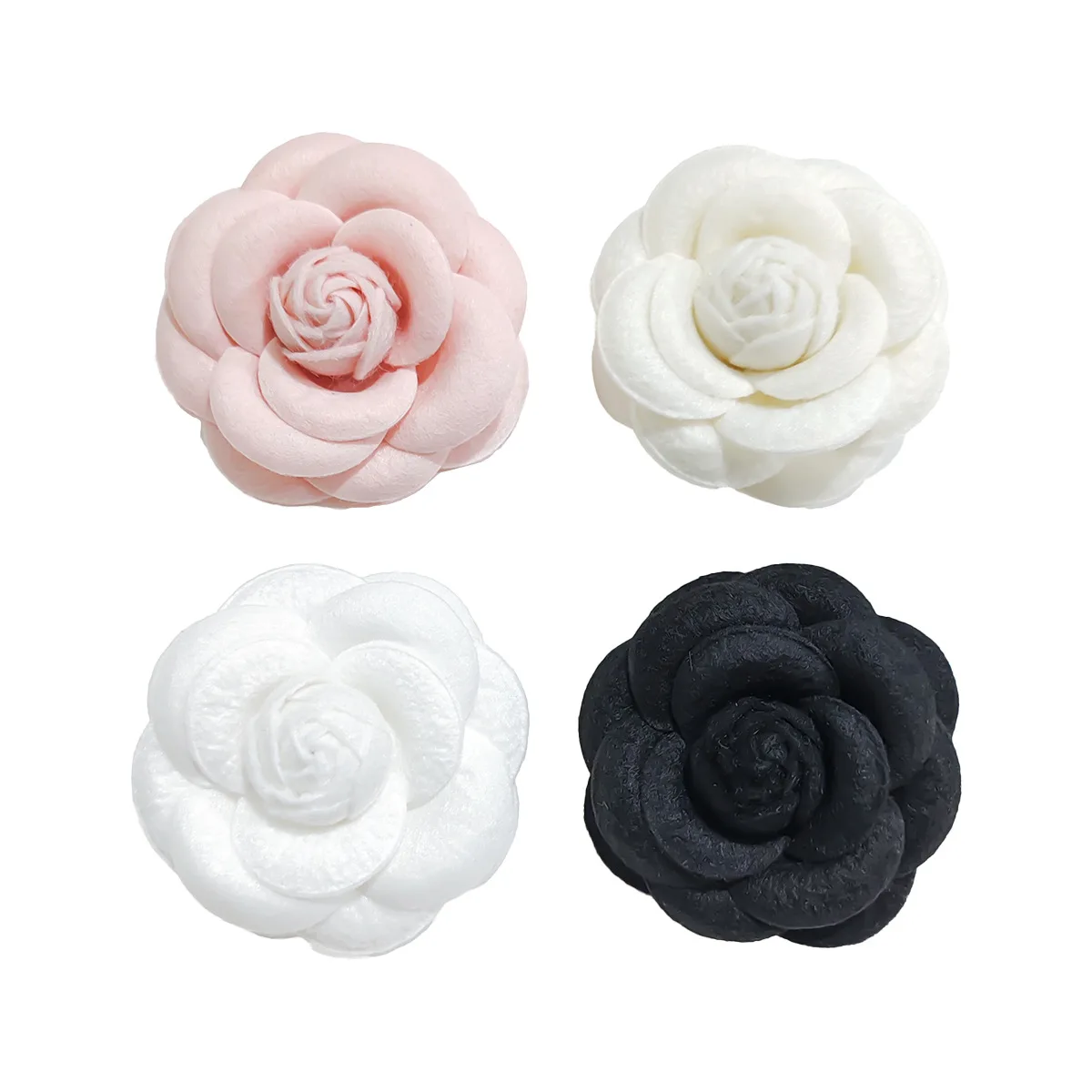 Fabric Camellia Brooch High-en - огляд і ціна Jewelry Making Adults