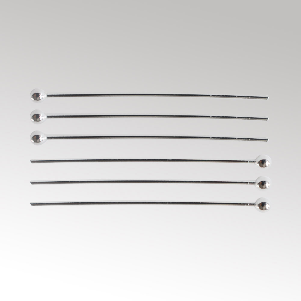 925 Sterling Silver Ball Head  - огляд і ціна Jewelry Making Head Pins