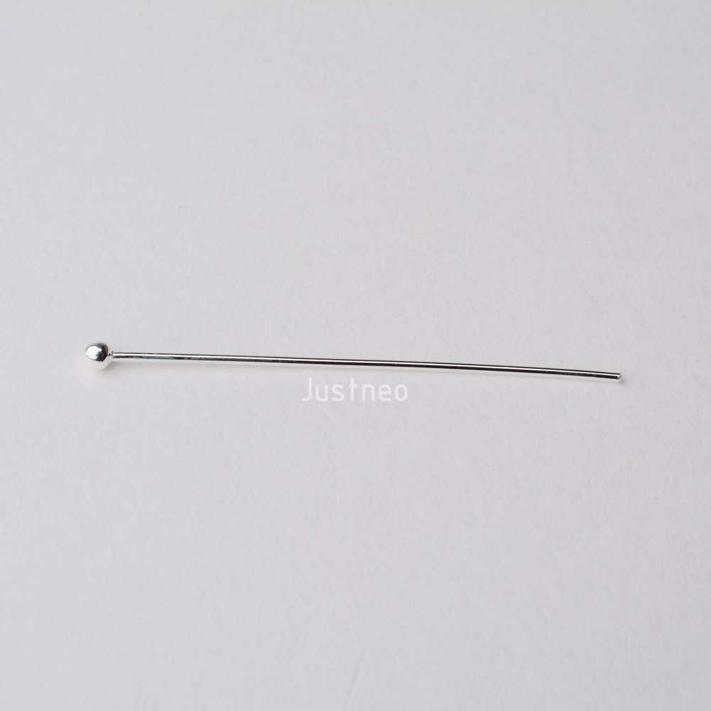 925 Sterling Silver Ball Head  - огляд і ціна Jewelry Making Head Pins