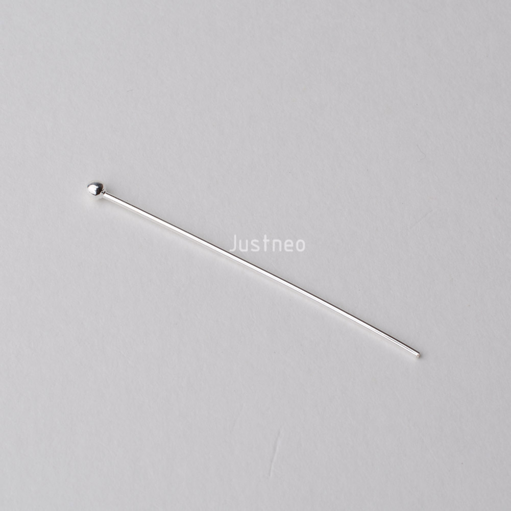 925 Sterling Silver Ball Head  - огляд і ціна Jewelry Making Head Pins