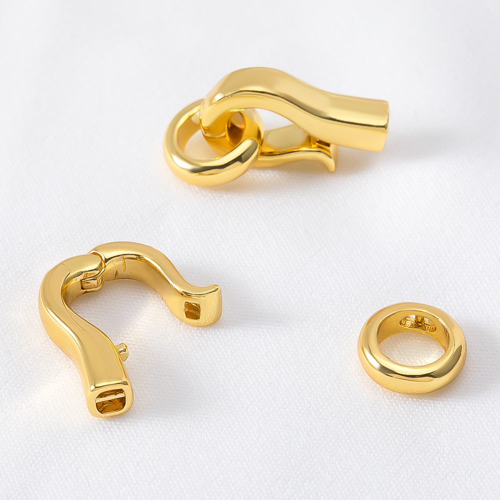2pcs 4pcs 18K Gold Plated Bras - огляд і ціна Jewelry Making Basics