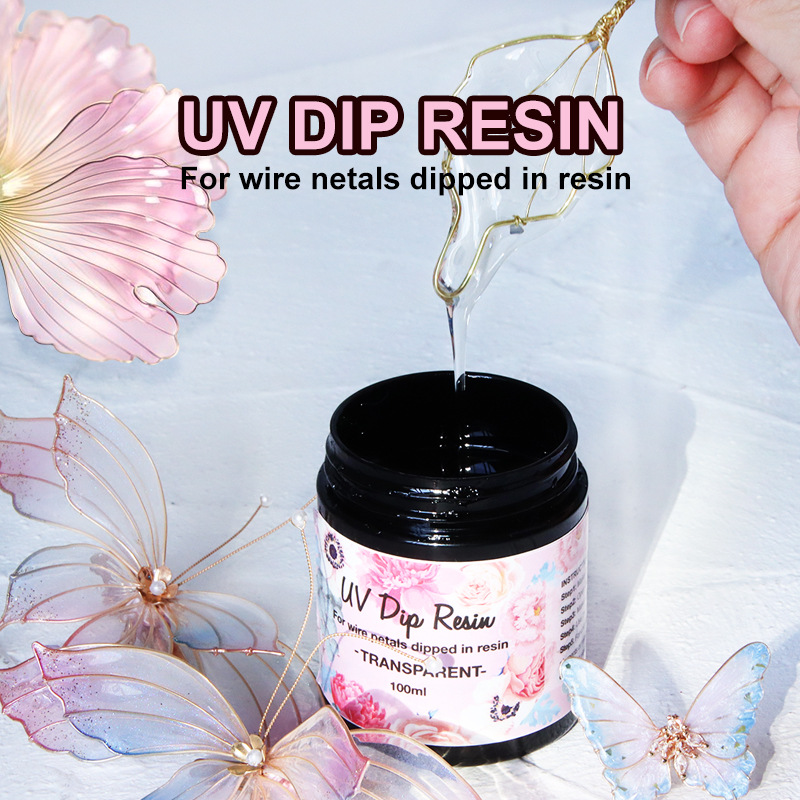 UV DIP Resin Glue UV Flower-Ma - огляд і ціна Jewelry Making Light